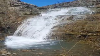 Elazığda yağışlar sonrası şelaleler coştu