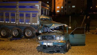 Elazığdaki kazada genç kız hayatını kaybetti