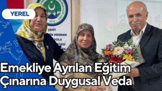 Emekliye Ayrılan Eğitim Çınarına Duygusal Veda