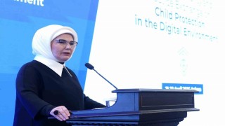 Emine Erdoğan: Özellikle teknoloji şirketlerinin hesap verebilir olmaları ve çocuk dostu tasarım yapmaları bir zorunluluktur