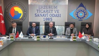 ERSİAD heyetinden ETSOya ziyaret: Erzurumun stratejik önemi masaya yatırıldı