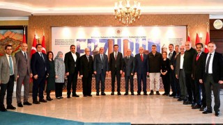 Erzurum Kent Konseyinden Vali Aydın Baruşa ziyaret
