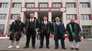 Erzurumda Hukukçular Derneğinden İsraile yasa tepkisi