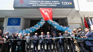 Erzurumda yükseköğrenim kız yurdu törenle açıldı