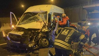 Erzurumda zincirleme kaza: 5 yaralı