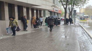 Eskişehirde sağanak yağış etkili oldu