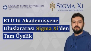 ETÜlü akademisyene uluslararası Sigma Xiden tam üyelik