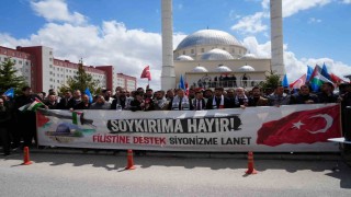Filistindeki idamlara Niğdeden tepki: Bu zulme karşı sessiz kalmayacağız