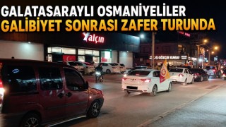 Galatasaraylı Osmaniyeliler Galibiyet Sonrası Zafer Turunda