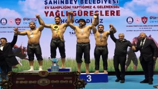 Gaziantepte altın kemer Mustafa Taşın