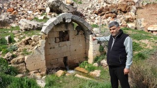 Gaziantepte kar ve yağmur bereketi: Tarihi çeşmelerden su akmaya başladı