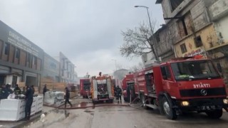 Gaziantepte kereste imalathanesinde yangın