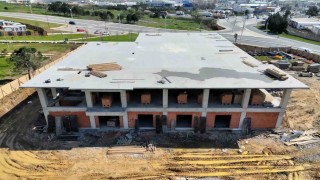 Gebzede yeni itfaiye binasında çalışmalar yüzde 60a ulaştı