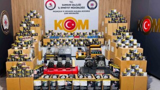 Gizli bölmeli kaçak tütün operasyonu