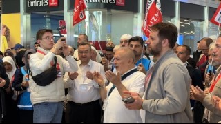 Hac kafilesi İstanbul Havalimanından kutsal topraklara dualarla uğurlandı