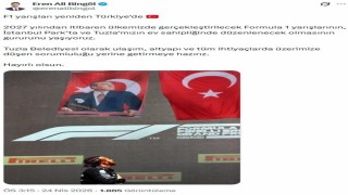 Hasret bitiyor Formula 1 geliyor: Başkan Bingölden Hazırız mesajı