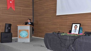 Hayatını kaybeden araştırma görevlisi için okulunda tören düzenlendi