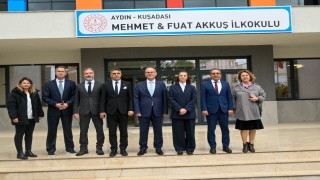Hayırsever katkısıyla yapılan okulda son durum değerlendirildi