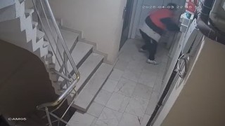 Hırsızlık için girdiği binada kapıları yokladı, açamayınca koridora tuvaletini yaptı