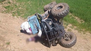Hisarcıkta devrilen ATVin altında kalan kadın hayatını kaybetti
