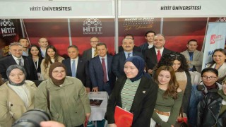 Hitit Üniversitesi standına OKAFta yoğun ilgi
