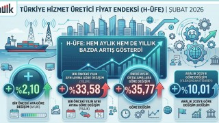 Hizmet Üretici Fiyat Endeksi Şubat’ta Yükseldi