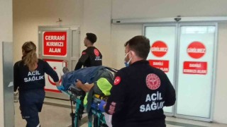 İnşaat iskelesi çöktü bir işçi yaralandı