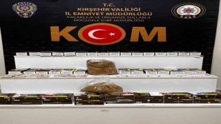 İş yerine yapılan operasyonda 12 bin adet dolu makaron bulundu