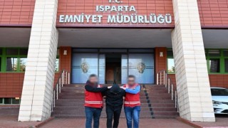 Ispartada 17 yıl 5 ay hapis cezası bulunan şahıs yakalandı