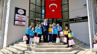 İstanbul İl Sağlık Müdürü Doç. Dr. Abdullah Emre Güner çocukları makamında ağırladı