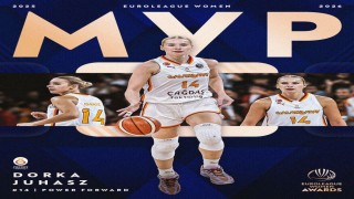 Kadınlar Euroleaguede sezonun MVPsi Galatasaraydan Dorka Juhasz