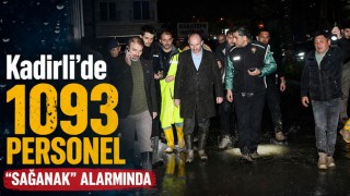 Kadirli’de 1093 Personel “Sağanak” Alarmında