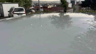 Kahramanmaraşta kısa süreli dolu etkili oldu