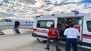 Kalp hastası bebek ambulans uçakla İstanbula sevk edildi