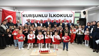 Karacabeyin köy okulunda unutulmaz 23 Nisan coşkusu