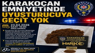 Karakoçanda uyuşturucuyla mücadele: 1 gözaltı