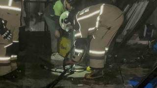 Karamanda spiral makinesinden çıkan kıvılcımlar yangın çıkardı