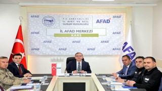 Karsta afetlere karşı hazırlık masaya yatırıldı