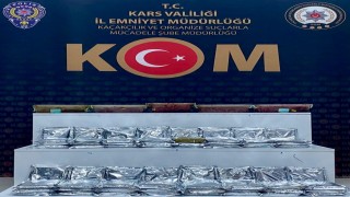 Karsta kaçakçılık operasyonu: Binlerce makaron ve kilolarca tütün ele geçirildi