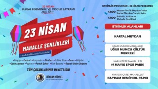 Kartalda Milli Egemenlik Gururu ve Çocuk Bayramı büyük bir coşkuyla kutlanacak