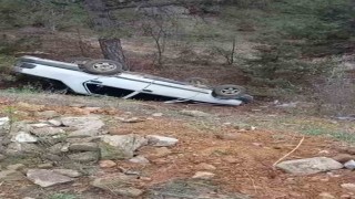 Kastamonuda otomobil takla attı: 1 yaralı