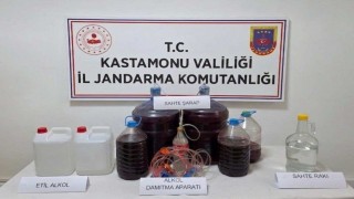 Kastamonuda sahte içki operasyonu: 1 gözaltı