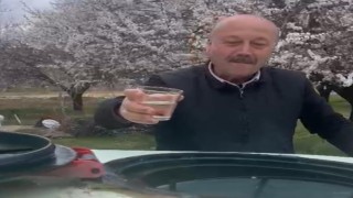 Kayısı bahçelerinde zemzemli ilaçlama