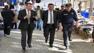 Kaymakam Atilla, pazar esnafını ziyaret etti