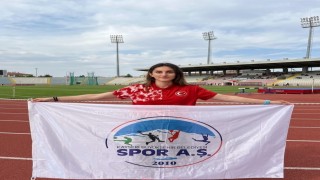 Kayserili sporcu Türkiye rekoru kırarak olimpiyat barajını aştı