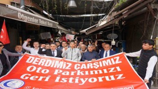 Kemeraltı esnafı otopark sorunu nedeniyle kepenk kapattı