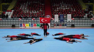 Kırıkkalede 23 Nisan etkinlikleri renkli görüntülere sahne oldu