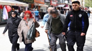 Kırıkkalede dilencilik yapan şahıslara operasyon