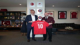Kırkpınar Ağası Özünlü, Başkan Hacıosmanoğlu ve Başkan Vekili Otyakmazı ziyaret etti
