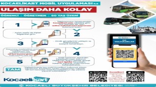 Kocaelide toplu ulaşımda online kart dönemi